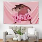 Tapeçaria RATZ Cute Hamster Meme Poliéster 100x150cm rosa Tapeçaria RATZ Cute Hamster Meme Poliéster 100x150cm rosa