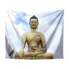 Tapeçaria Sakyamunis pendurada na parede da estátua de Buda 150x130cm