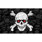 Tapeçaria Skulls Piles Flag Art Anime Wall Pendure 150x90cm