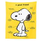 Tapeçaria Snoopy Anime Manga Design 100x70cm Poliéster