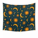Tapeçaria Sol e Lua Estética de Sala de Parede 280x150cm Poliéster