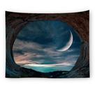 Tapeçaria Starry Sky Moon Wall Room Estética 150x130cm
