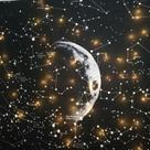 Tapeçaria Starry Sky Moon Wall Room Estética 95x73cm Tapeçaria Starry Sky Moon Wall Room Estética 95x73cm