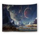 Tapeçaria Starry Sky Wall Room Aesthetic 150x150cm, microtecido