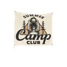 Tapeçaria Summer Camp Club Wall Aesthetic 145 x 130 cm, microtecido