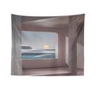 Tapeçaria Sunrise Rock Landscape 150x100cm em microtecido
