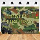 Tapeçaria suspensa na parede, camuflagem militar, camuflagem de aniversário, caminhão militar