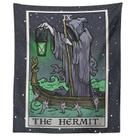 Tapeçaria The Hermit Tarot Card Mystical Wall Tapeçaria 100x150cm