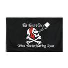 Tapeçaria Times Flies Drinking Skull Flag Art 150x90cm Tapeçaria Times Flies Drinking Skull Flag Art 150x90cm