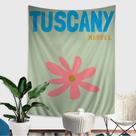 Tapeçaria Tuscany Flower Design Poliéster 100x150cm