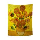 Tapeçaria Van Goghs Art Sunflower Wall 150x130cm em microtecido Tapeçaria Van Goghs Art Sunflower Wall 150x130cm em microtecido