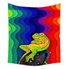 Tapeçaria Weird Frog Wall Microfabric 150x150cm Estética de quarto