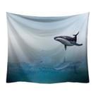 Tapeçaria Whale Wall Room Aesthetic 150x130cm, microtecido