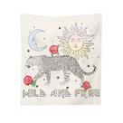 Tapeçaria Wild and Free Wall Room Aesthetic 150x100cm, microtecido