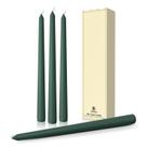 Taper Candles Pickood Dripless 25 cm verde escuro, conjunto de 4
