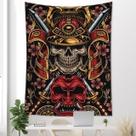 Tapestry Horror Halloween Skeleton Wall 200x150cm, microtecido