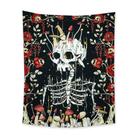 Tapestry Horror Halloween Skeleton Wall 200x150cm, microtecido