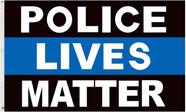 Tapestry Police Lives Matter Statement 100x150cm Poliéster