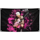 Tapestry Singer Hip Hop Machine Wall 150x90cm, microtecido