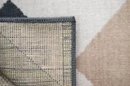 Tapete 3D Taupe 2X2,5M 200X250Cm Alto Relevo Grego Geometric