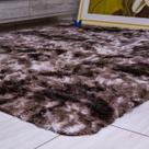 tapete 3x20 para sala aveludado indiano peludo shaggy