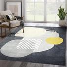 Tapete Abani Deco Collection Cinza 160 x 230 cm, pelo médio