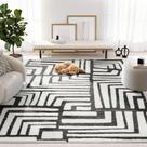 Tapete Abani Nomad Creme e Cinza 160x230 cm Geométrico