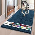 Tapete Absorvente para Patas de Cães Muddy Mat - Microfibra Superabsorvente - Azul Atlântico