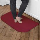 Tapete Accent Ritz Solid Resistente a Manchas 45,7 cm x 76,2 cm Vermelho
