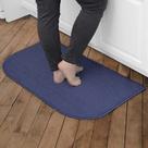 Tapete Accent Ritz Solid Resistente a Manchas 45,7 x 76,2 cm Azul