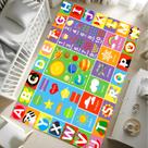 Tapete alfabético infantil TRHEAVNIC Soft ABC antiderrapante 150x100cm