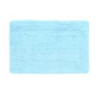 Tapete Algodão Retangular Kapazi Comfort Azul Céu 45x75cm 28CONF07