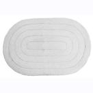 Tapete Allegro Oval Branco 40x60cm Kapazi 28alle01
