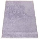 Tapete Alta Pelagem Shaggy Emotion Macio Soft Liso Lavanda 1,00 x 1,50m