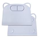 Tapete americano de silicone Domensi para bebês 35x25cm, azul antiderrapante