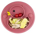 Tapete americano de silicone para bebês Linowos Duck-Blush