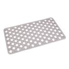 Tapete Antiderrapante Banheiro Cozinha Flexivel PVC Cristal 64x39cm Aquaplas