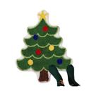 Tapete Antiderrapante Em Formato De Árvore De Natal, Para Porta De Entrada, Quarto, Banheiro,