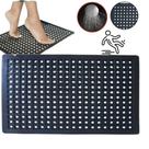 Tapete antiderrapante para banheiro Box Cozinha Banho de Borracha Preto