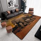 Tapete Area 9CH African Elephant Sunset 160 cm x 230 cm