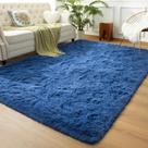 Tapete Area Andecor Soft Fluffy 150 x 240 cm Light Navy