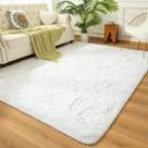 Tapete Area Andecor Soft Fluffy 150 x 240 cm para crianças no quarto