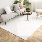 Tapete Area Ashler Faux Fur Pele de coelho sintética ultramacia 160x200cm