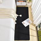 Tapete Area B BENRON Soft 2x8 Runner para corredor de quarto preto Tapete Area B BENRON Soft 2x8 Runner para corredor de quarto preto