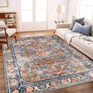 Tapete Area CHAMPLANT lavável vintage 180 cm x 270 cm Boho Chic