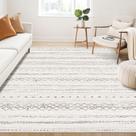 Tapete Area Cotiled Grande Sala de Estar 160x230cm Marrom