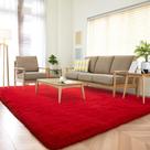 Tapete Area DETUM Vermelho 150x240cm Lavável à Máquina Antiderrapante