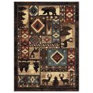 Tapete Area Home Dynamix Buffalo Bear marrom/vermelho 50x80cm Tapete Area Home Dynamix Buffalo Bear marrom/vermelho 50x80cm