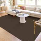 Tapete Area KOZYFLY Boho 180x270cm Lavável de Algodão Marrom Tapete Area KOZYFLY Boho 180x270cm Lavável de Algodão Marrom