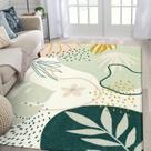 Tapete Area Lahome Green, lavável à máquina, 120x180cm, sala de estar Tapete Area Lahome Green, lavável à máquina, 120x180cm, sala de estar
